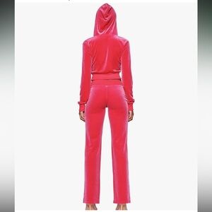 Tracksuit Pink Velour Tracksuit Set